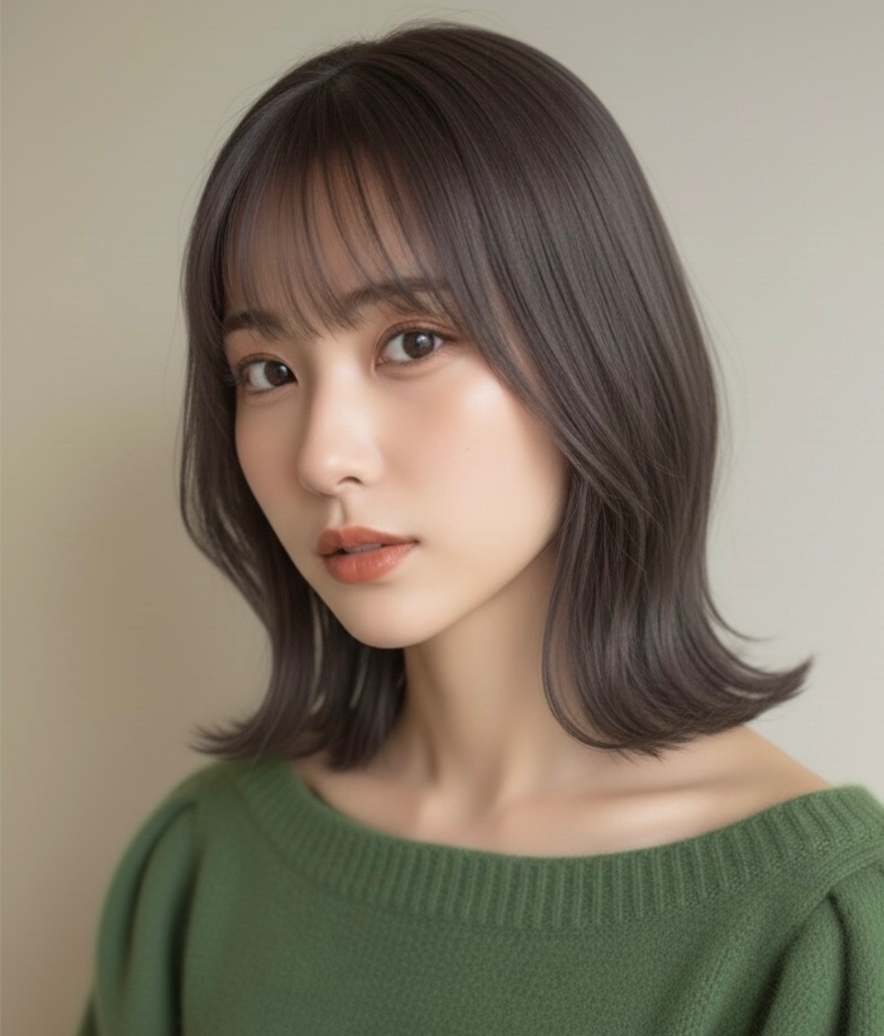 オーガニック施術による自然な艶とまとまりのある髪