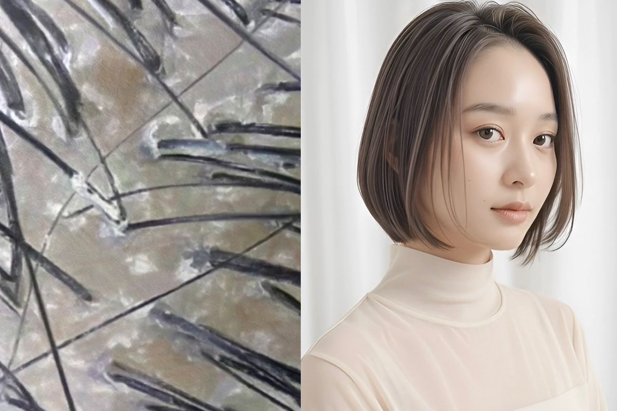 敏感肌に配慮した低刺激オーガニック施術の頭皮と髪質の整ったボブのヘアスタイル