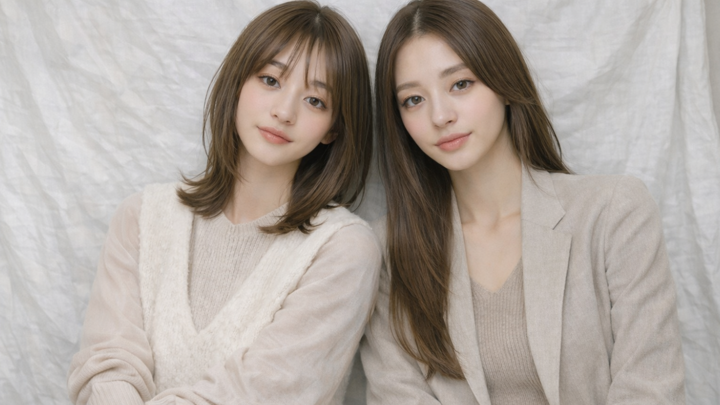 福島のオーガニックカラーHcolor施術例｜透明感ブラウンで艶髪に仕上げる敏感肌対応カラー｜ENGARO